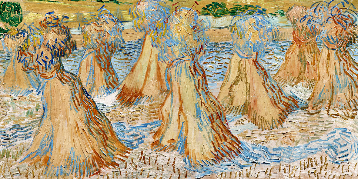Sheaves of Wheat – Vincent van Gogh (1890)