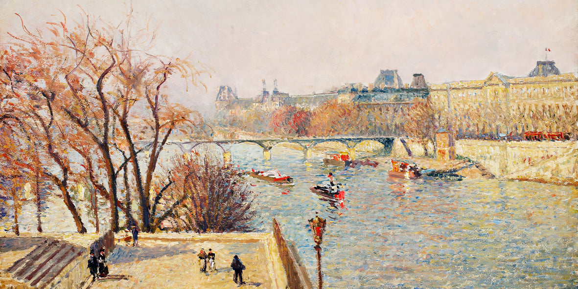 The Louvre, Morning, Sun – Camille Pissarro (1901)