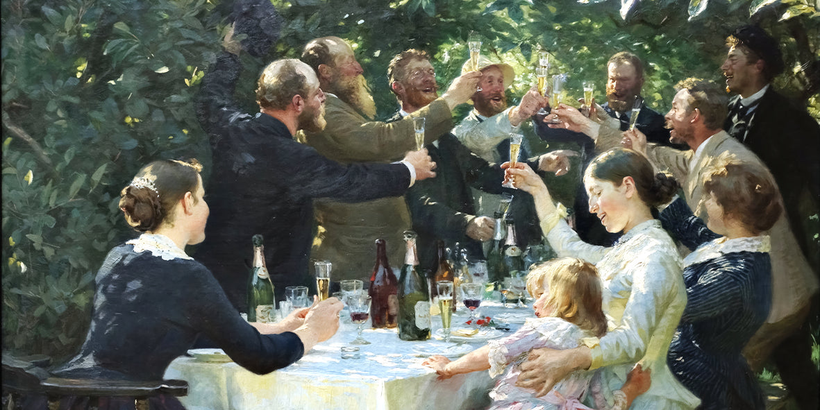 Hip, Hip, Hurrah! – Peder Severin Krøyer (1888)