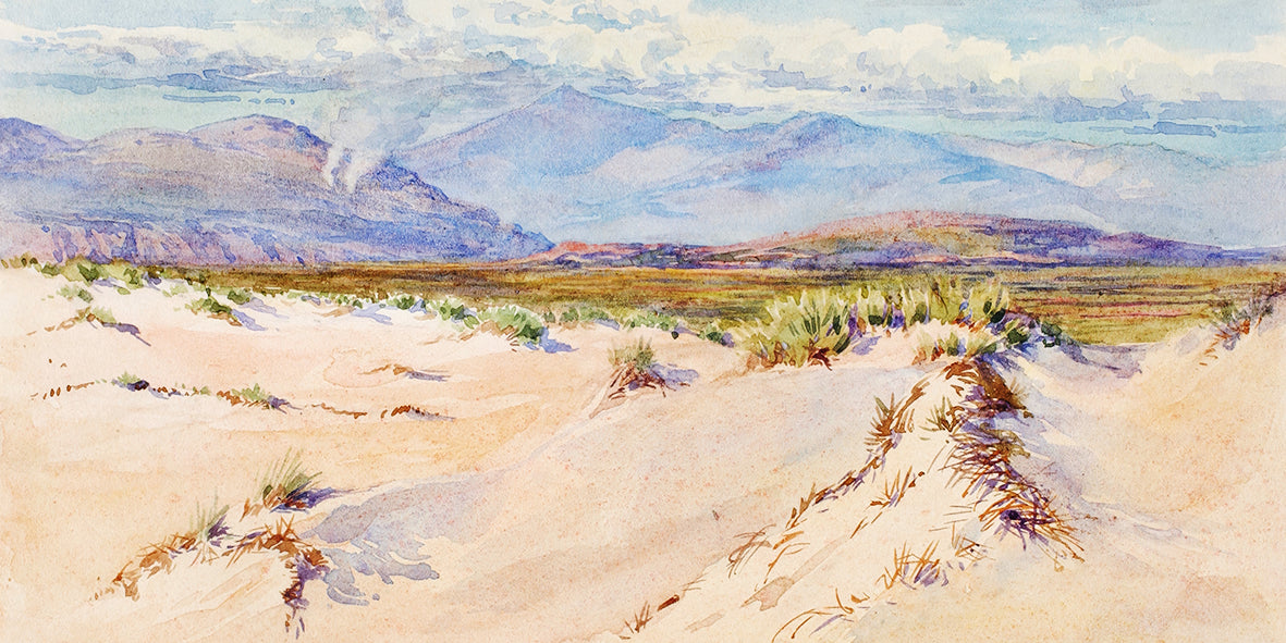 Sand Dunes, Harlech, North Wales – George Elbert Burr (c. early 1900s)