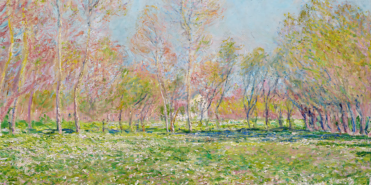 Spring in Giverny – Claude Monet (c. 1890s)