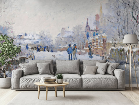 Snow at Argenteuil – Monet