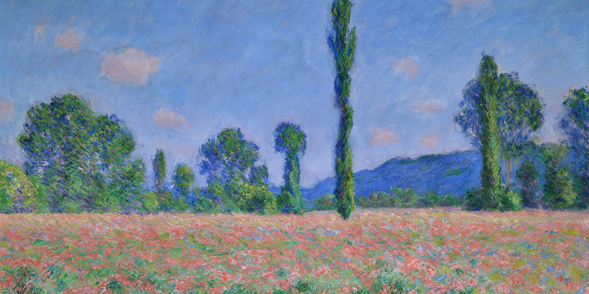 Poppy Field (Giverny) – Claude Monet (c. 1890s)