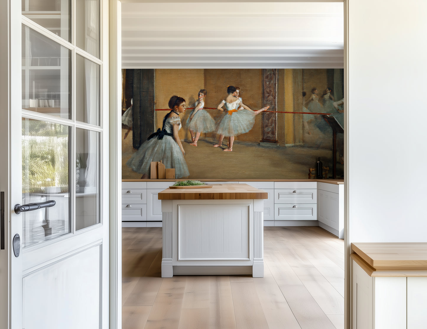 The Dance Foyer at the Opera on the rue Le Peletier – by Edgar Degas (1872)