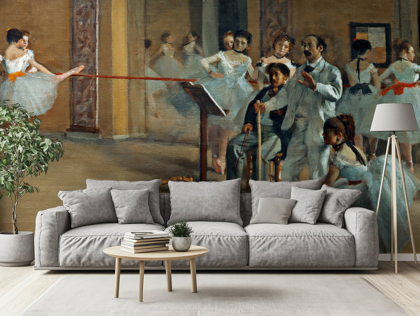 The Dance Foyer at the Opera on the rue Le Peletier – by Edgar Degas (1872)