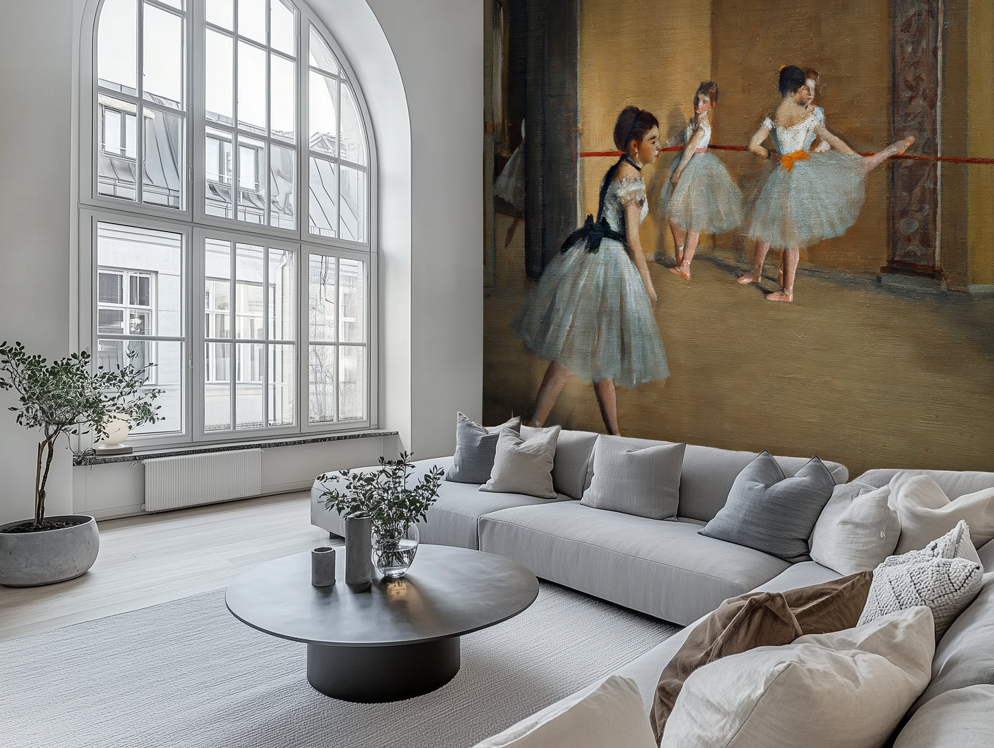 The Dance Foyer at the Opera on the rue Le Peletier – by Edgar Degas (1872)