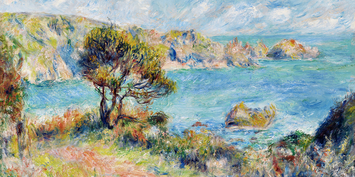 View at Guernsey – by Pierre-Auguste Renoir (1883)