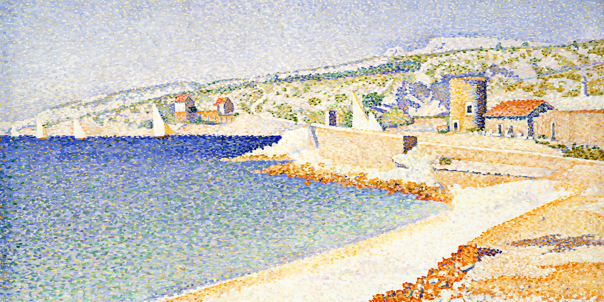 The Jetty at Cassis, Opus 198 – by Paul Signac (1889)