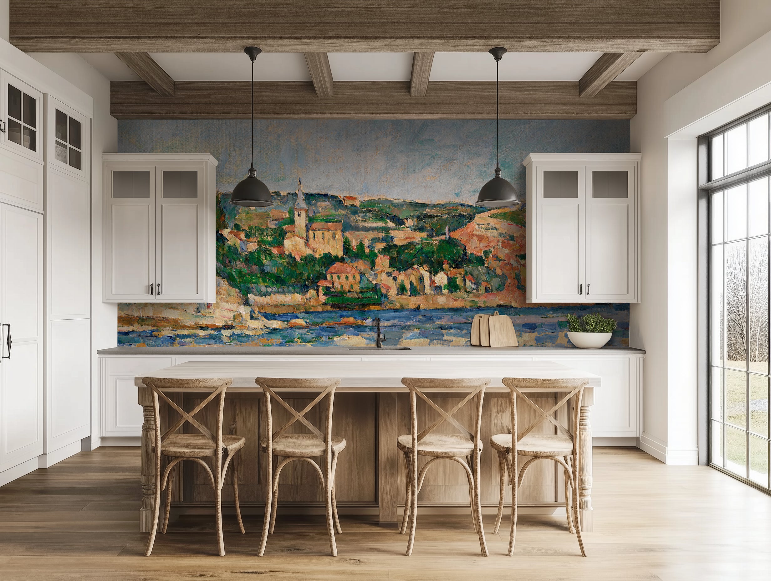 The Village of L'Estaque  – Cézanne