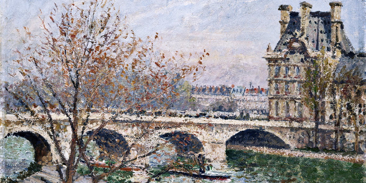 The Pont Royal and the Pavillon de Flore – by Camille Pissarro (1903)