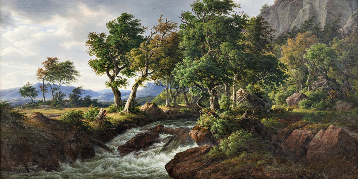 Rocky Landscape, Djupadal in Bleking – F.C. Kiærskou (c. 19th century)