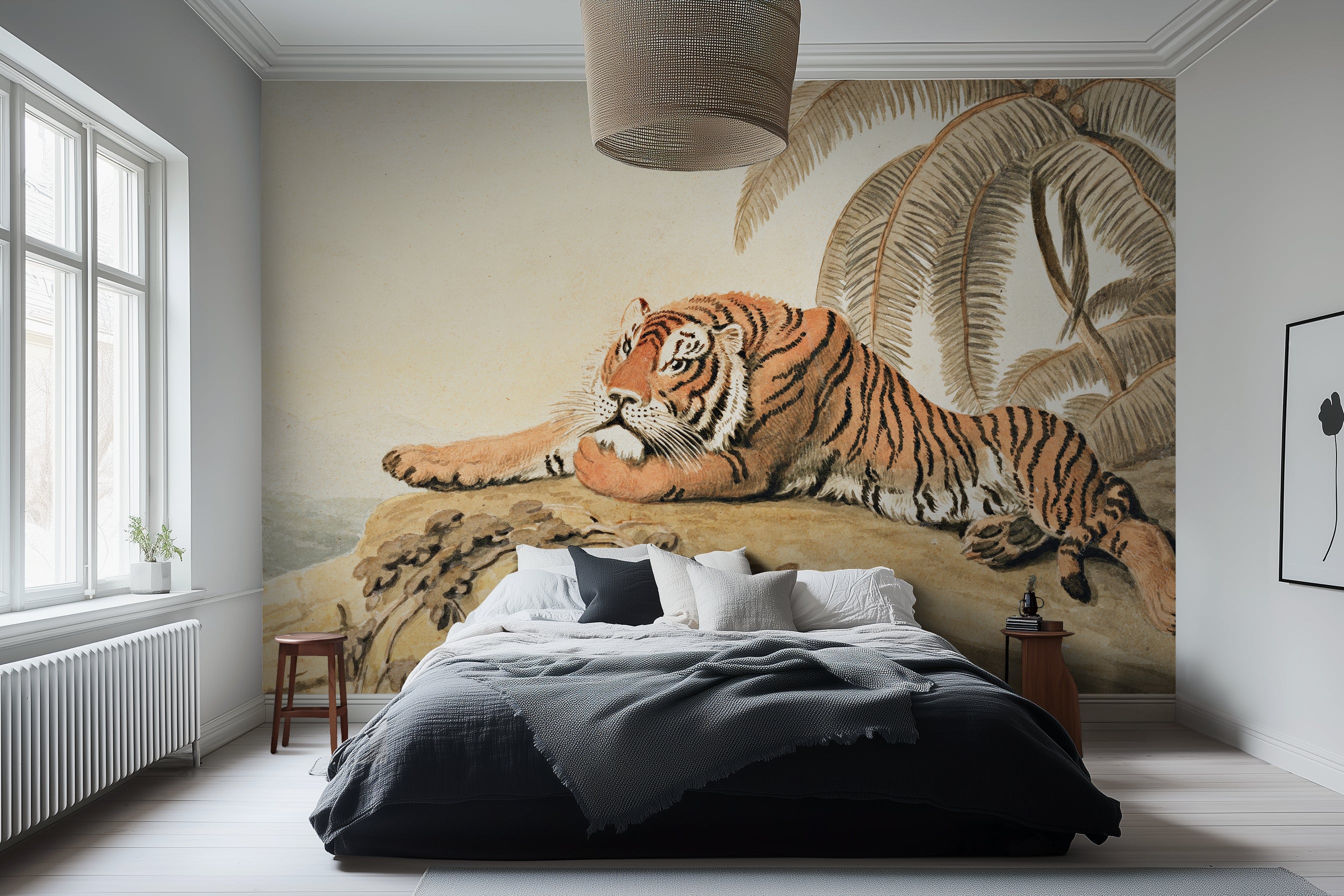 A Tiger Resting – Samuel Howitt (1807)