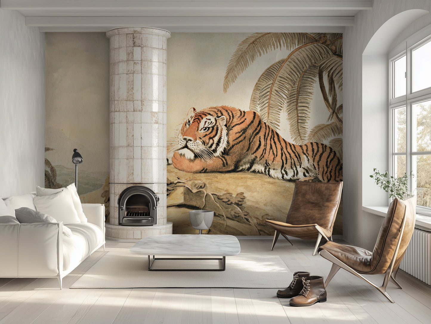 A Tiger Resting – Samuel Howitt (1807)