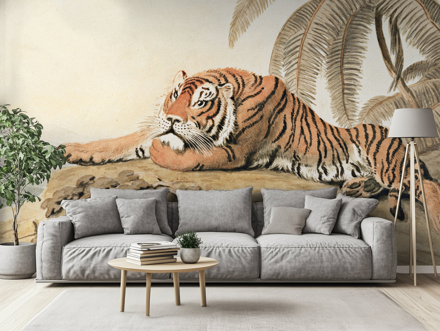 A Tiger Resting – Samuel Howitt (1807)