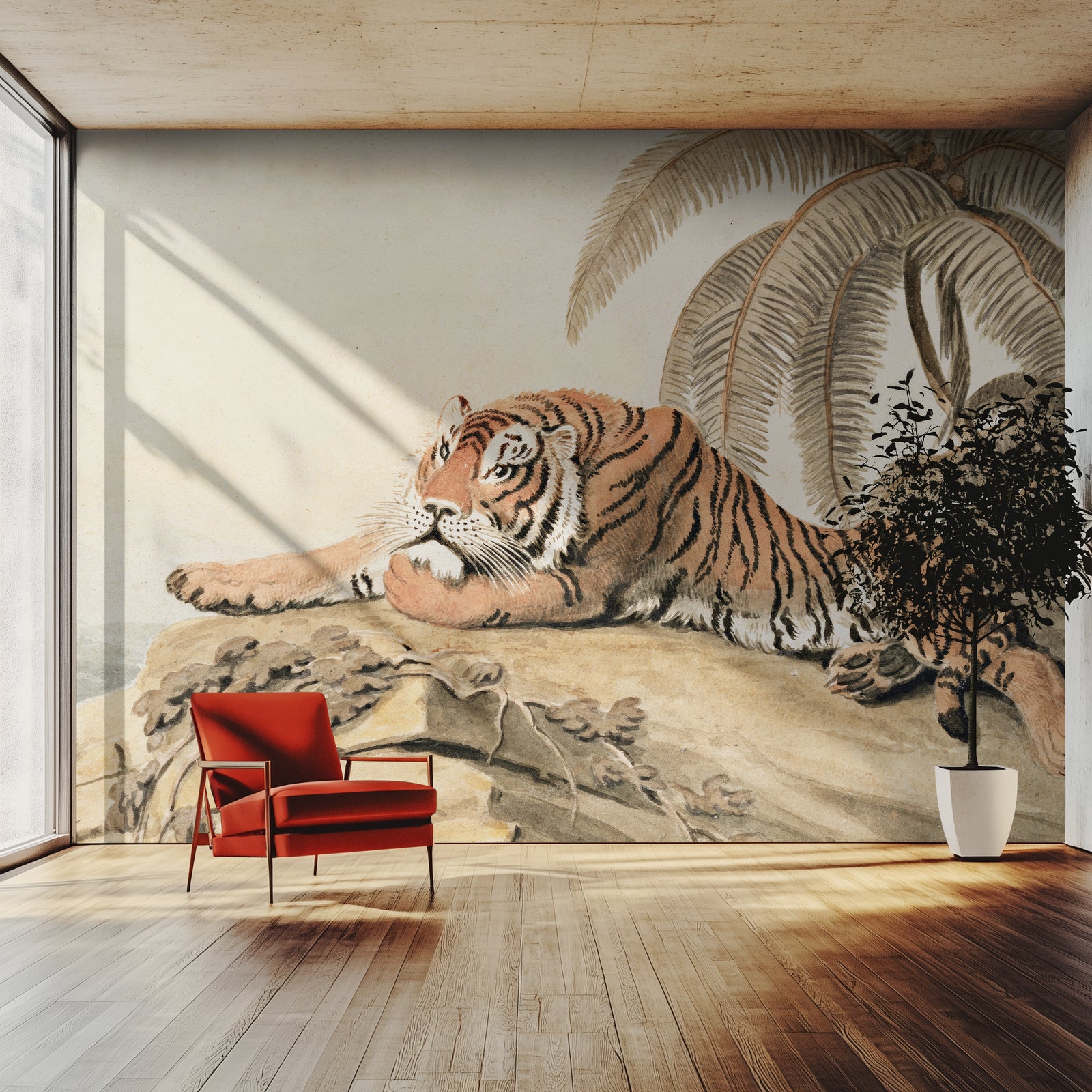 A Tiger Resting – Howitt