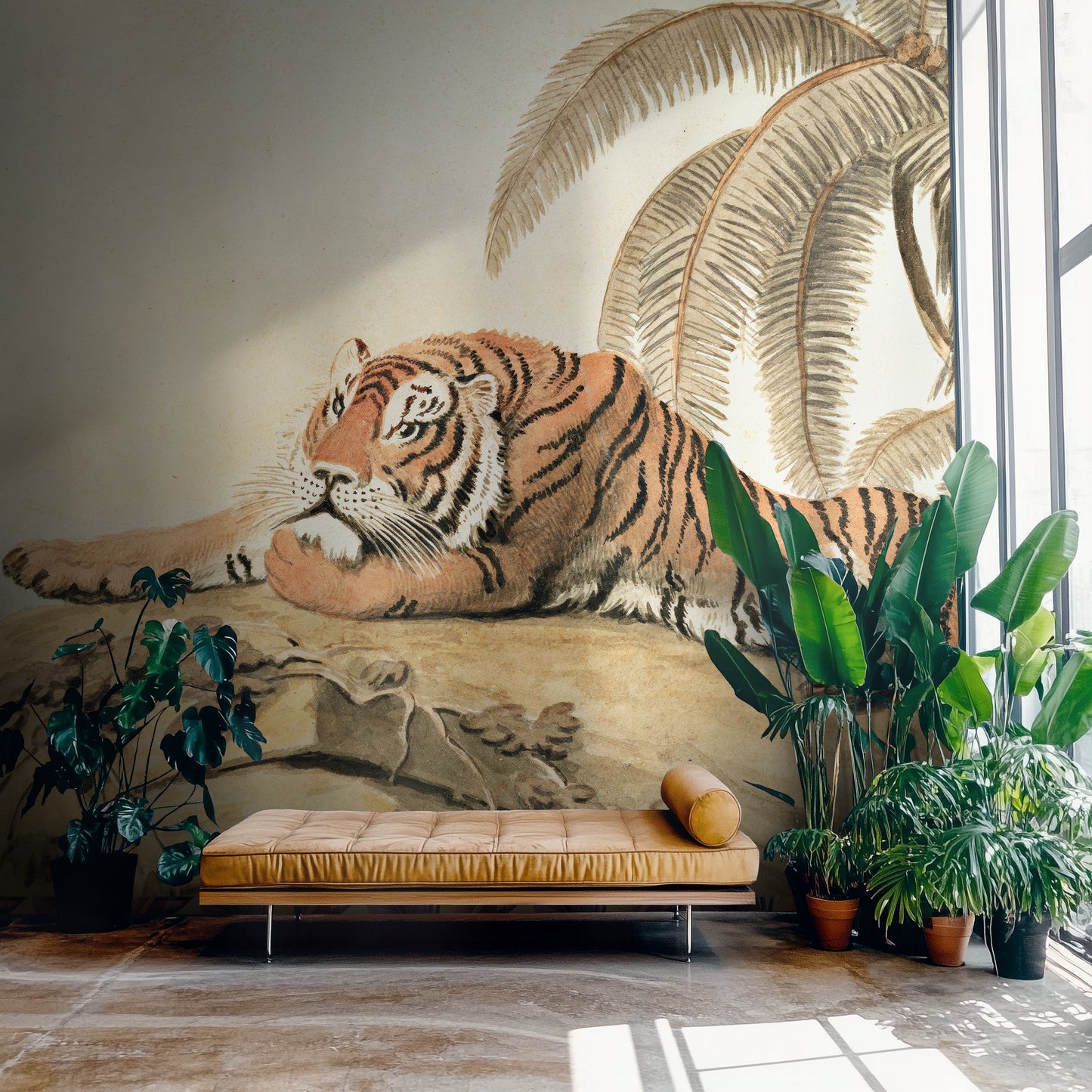 A Tiger Resting – Samuel Howitt (1807)