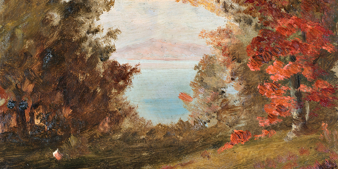 Woodland Scene in Autumn – Frederic Edwin Church (c. 19th century)