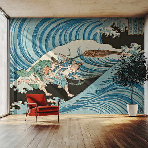 Seaweed-Gathering –  Hokkei