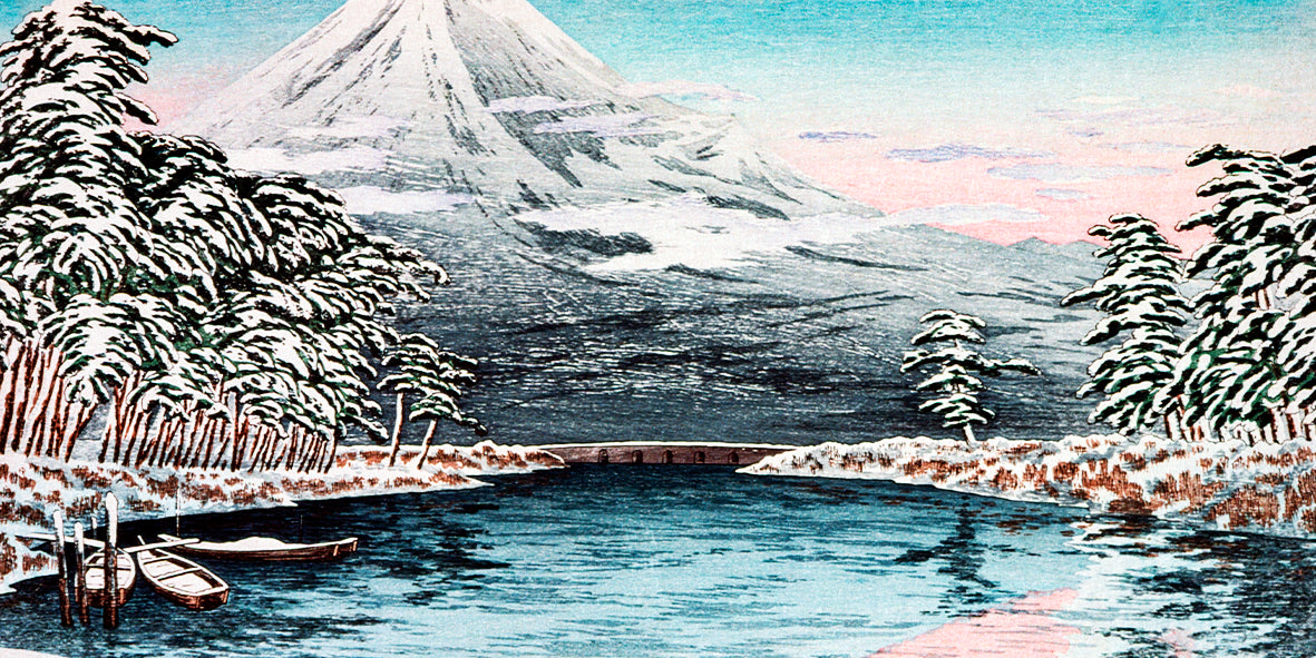 Mt. Fuji from Tagonoura – Hiroaki Takahashi (early 20th century).