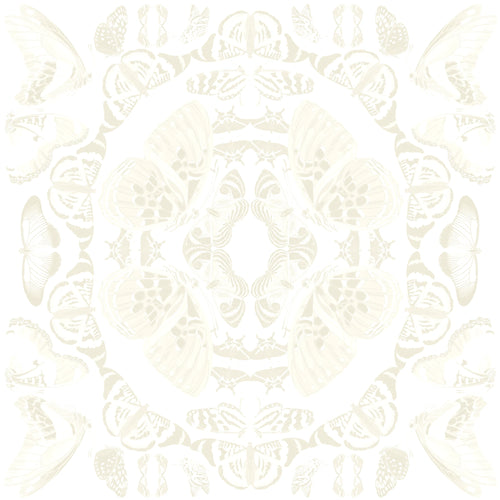 Beige butterfly wallpaper pattern.