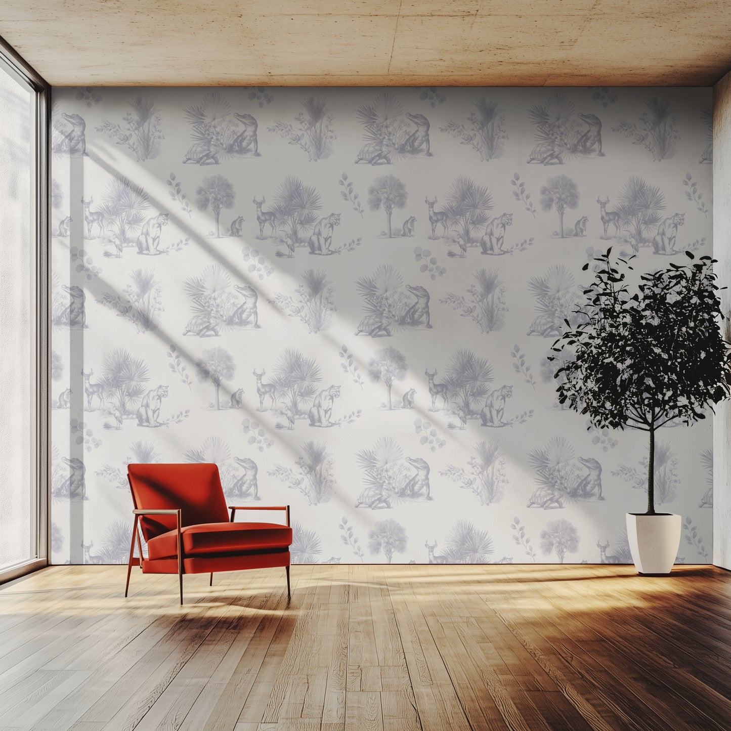 Wild Palmetto Toile