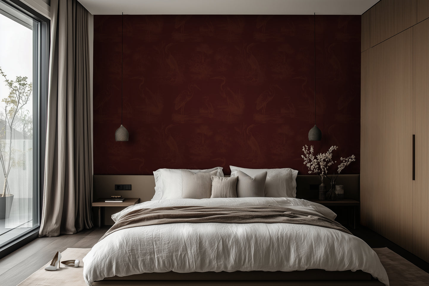 Morning Chorus - Oxblood on Merlot