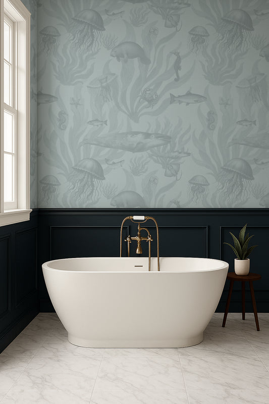 Tidepool Reverie - Seafoam Blue