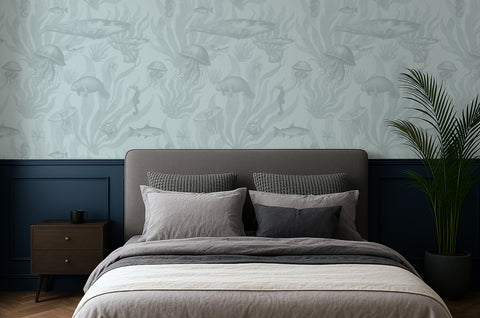 Tidepool Reverie - Seafoam Blue