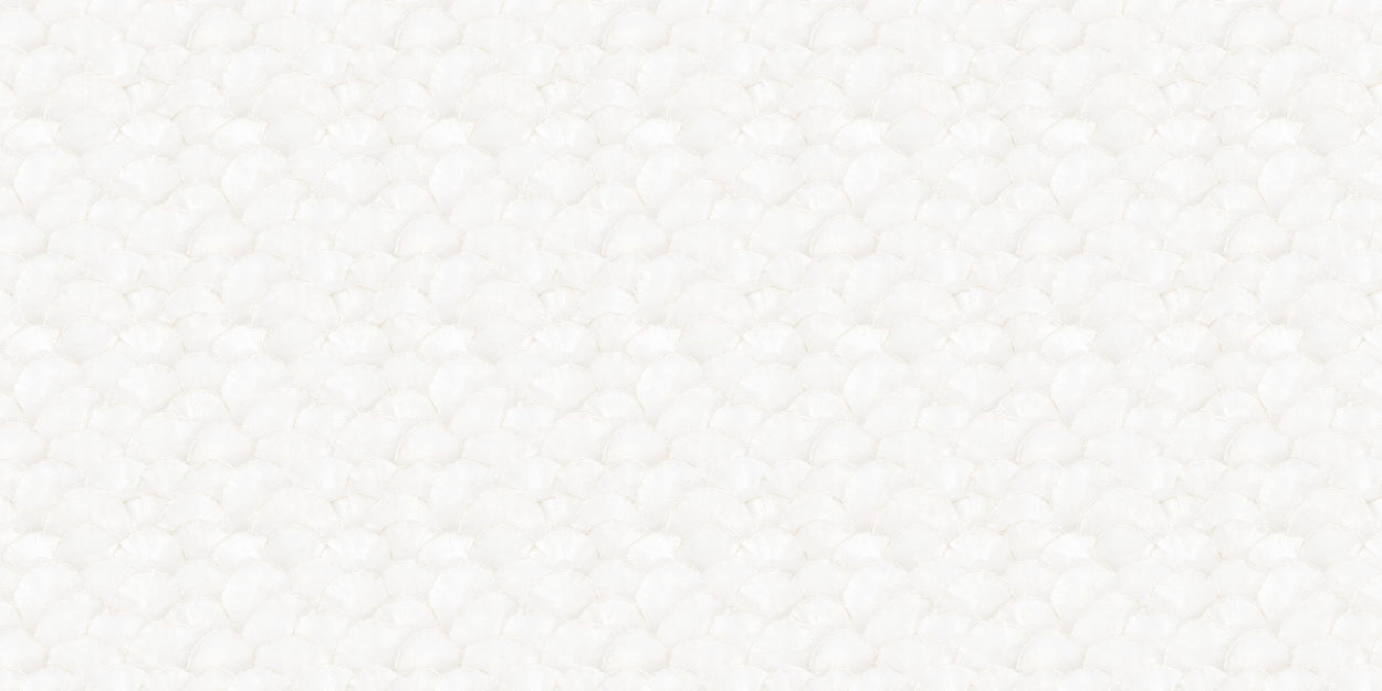 Shoreline Fan - Pearl White on Salt Sand
