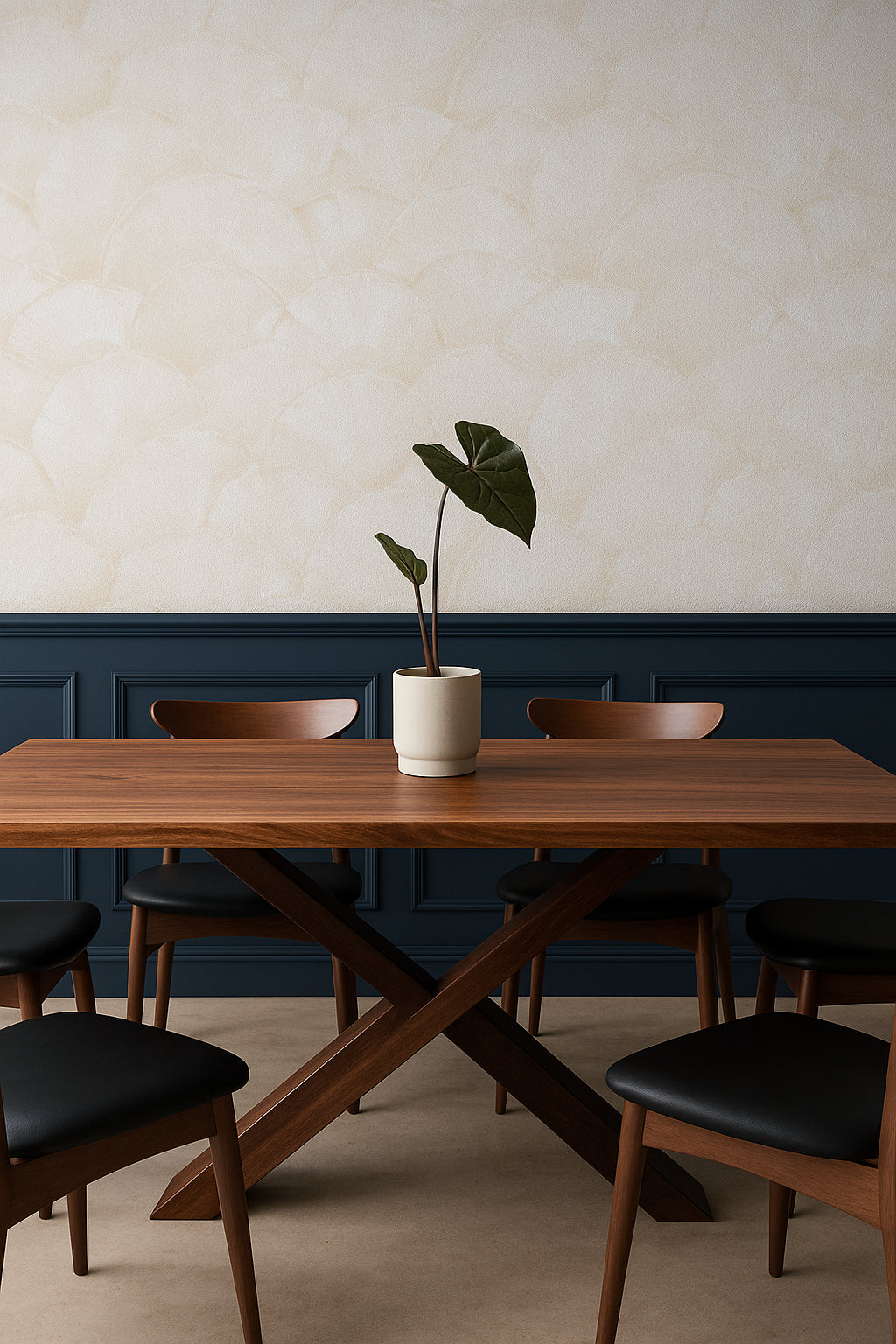 Shoreline Fan - Champagne Shell on Almond Cream