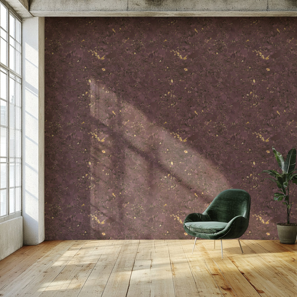 Mossbound Cork - Mulberry Stone with Gold Flecks