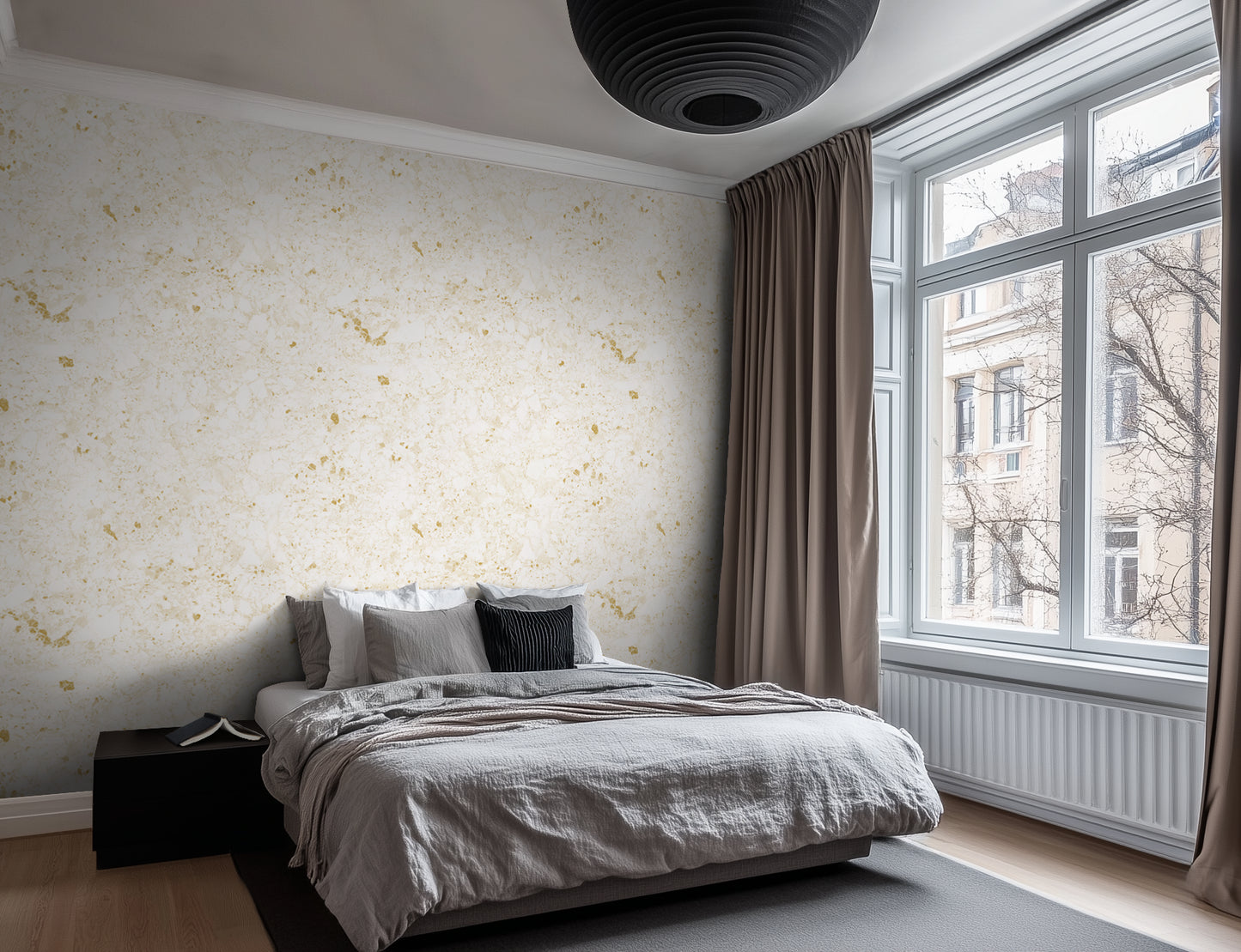 Mossbound Cork - Ivory Canvas with Gold Dust Flecks