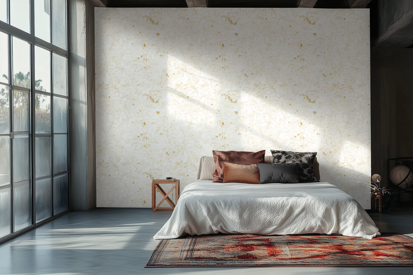 Mossbound Cork - Ivory Canvas with Gold Dust Flecks