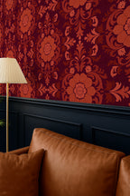 Poppy Damask: Red