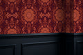 Poppy Damask: Red