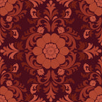 Poppy Damask: Red