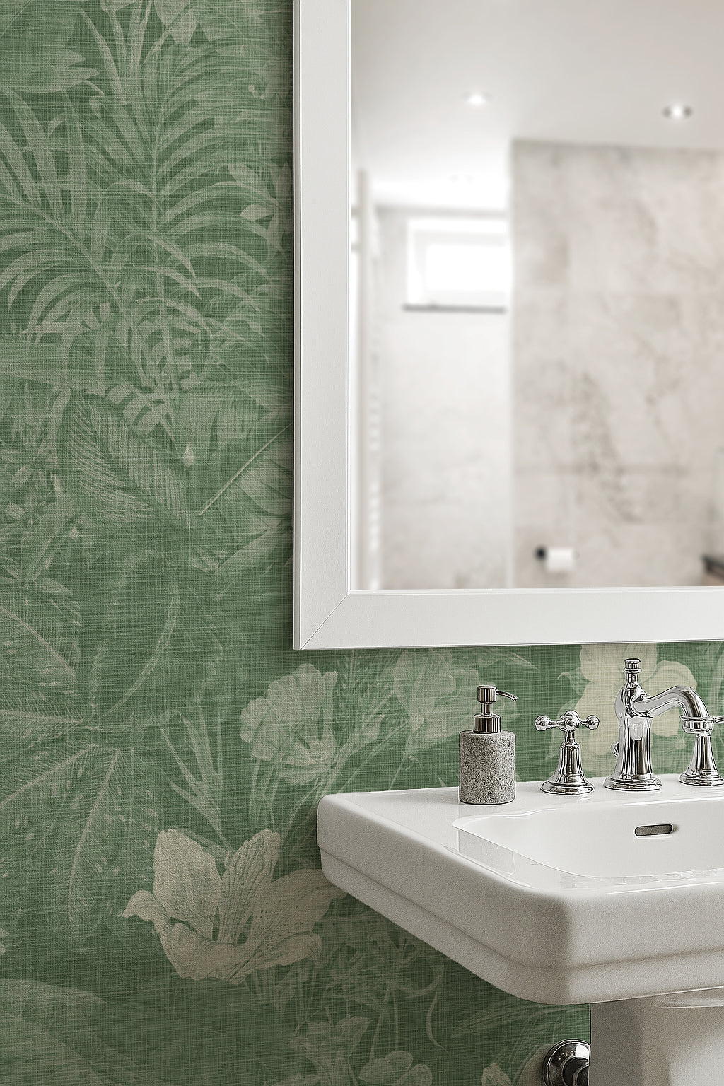 Flower Dance: Vintage Green