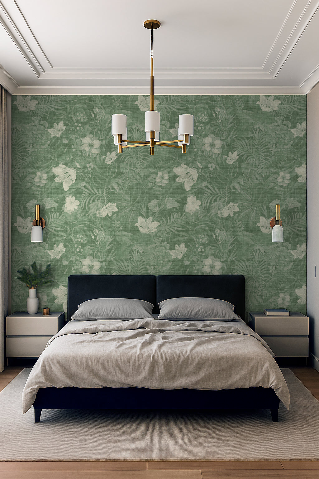 Flower Dance: Vintage Green