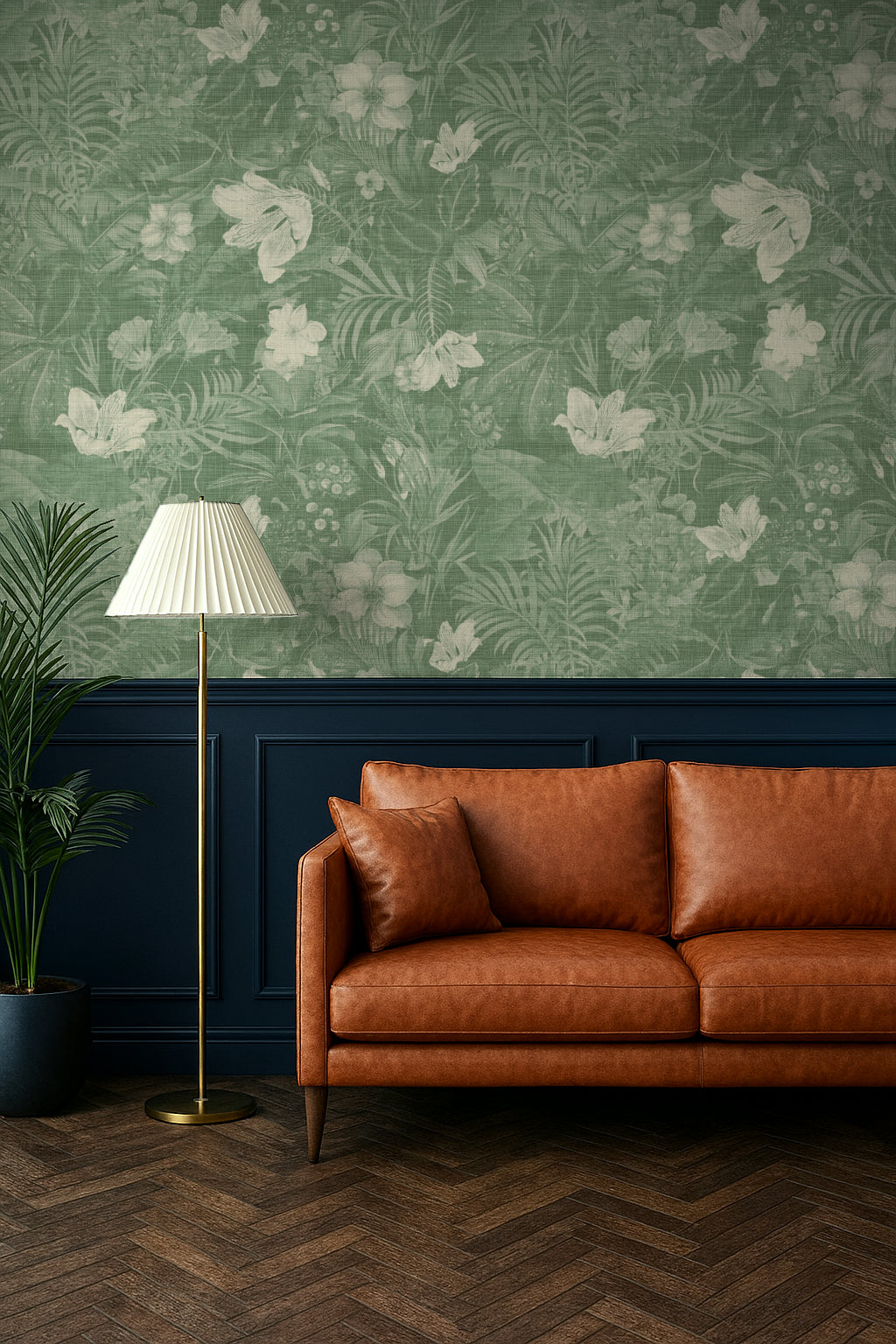 Flower Dance: Vintage Green