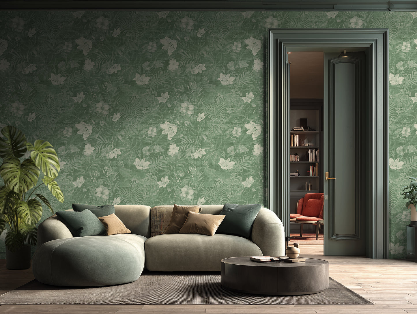 Flower Dance: Vintage Green