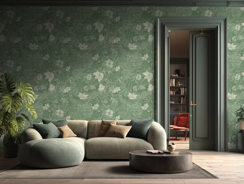 Flower Dance: Vintage Green