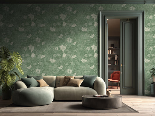 Flower Dance: Vintage Green