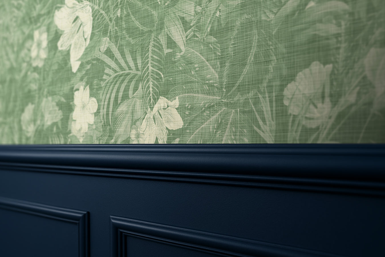 Flower Dance: Vintage Green