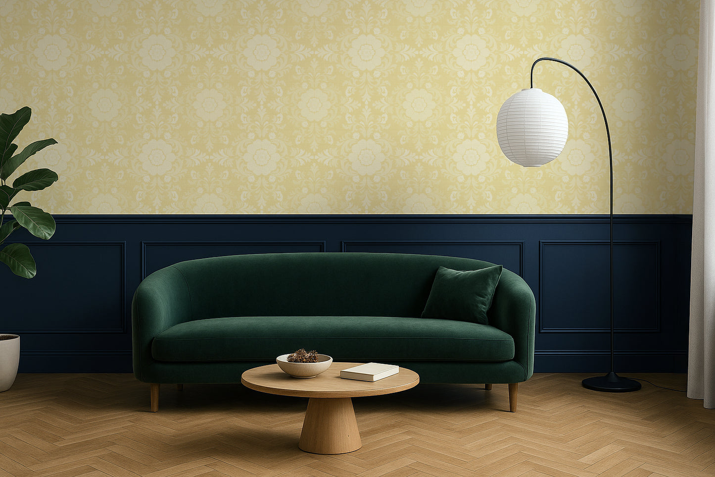 Damask Poppy: Yellow