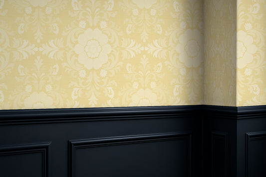 Poppy Damask: Yellow