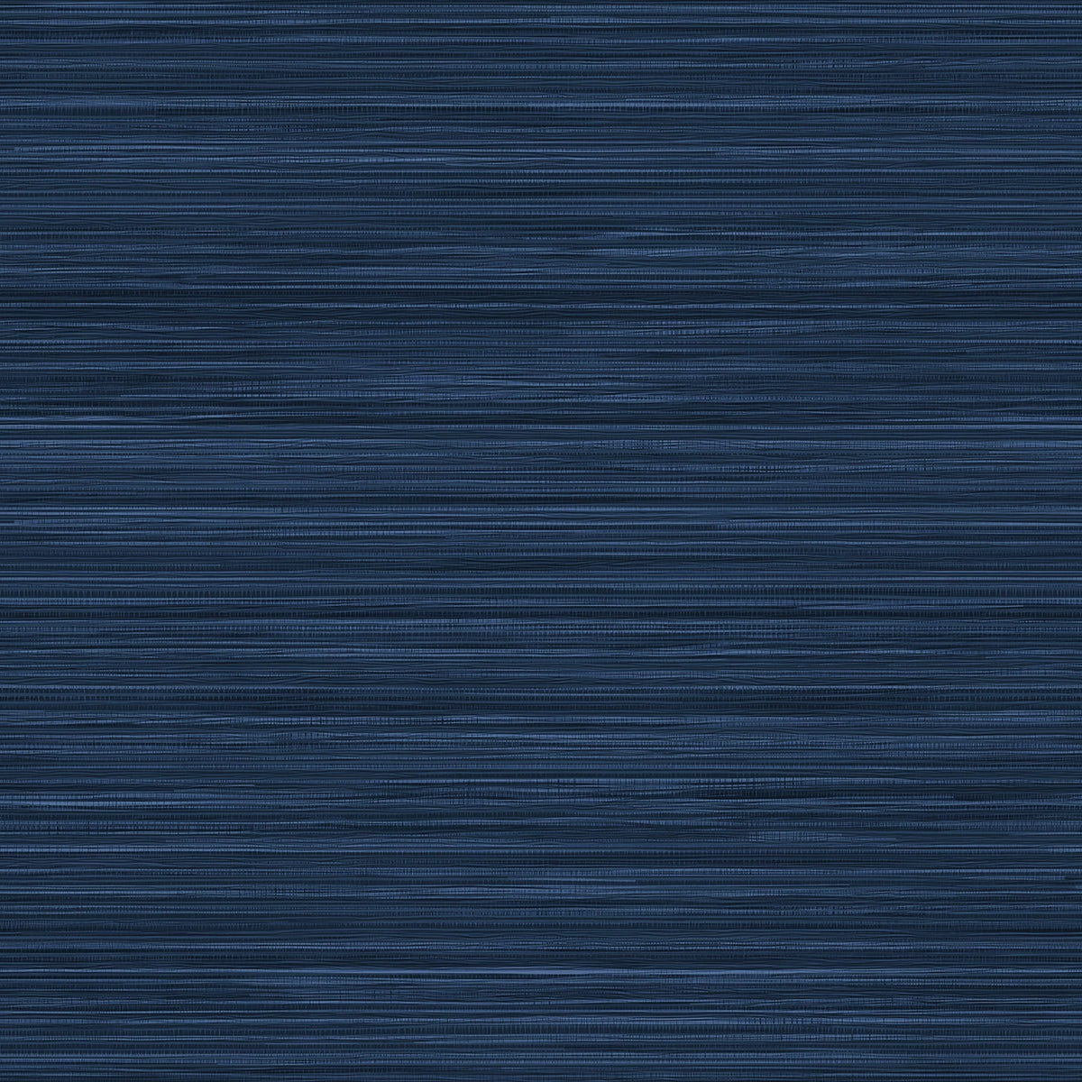Navy blue faux grasscloth wallpaper with a rich woven texture