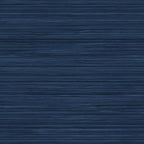Navy blue faux grasscloth wallpaper with a rich woven texture
