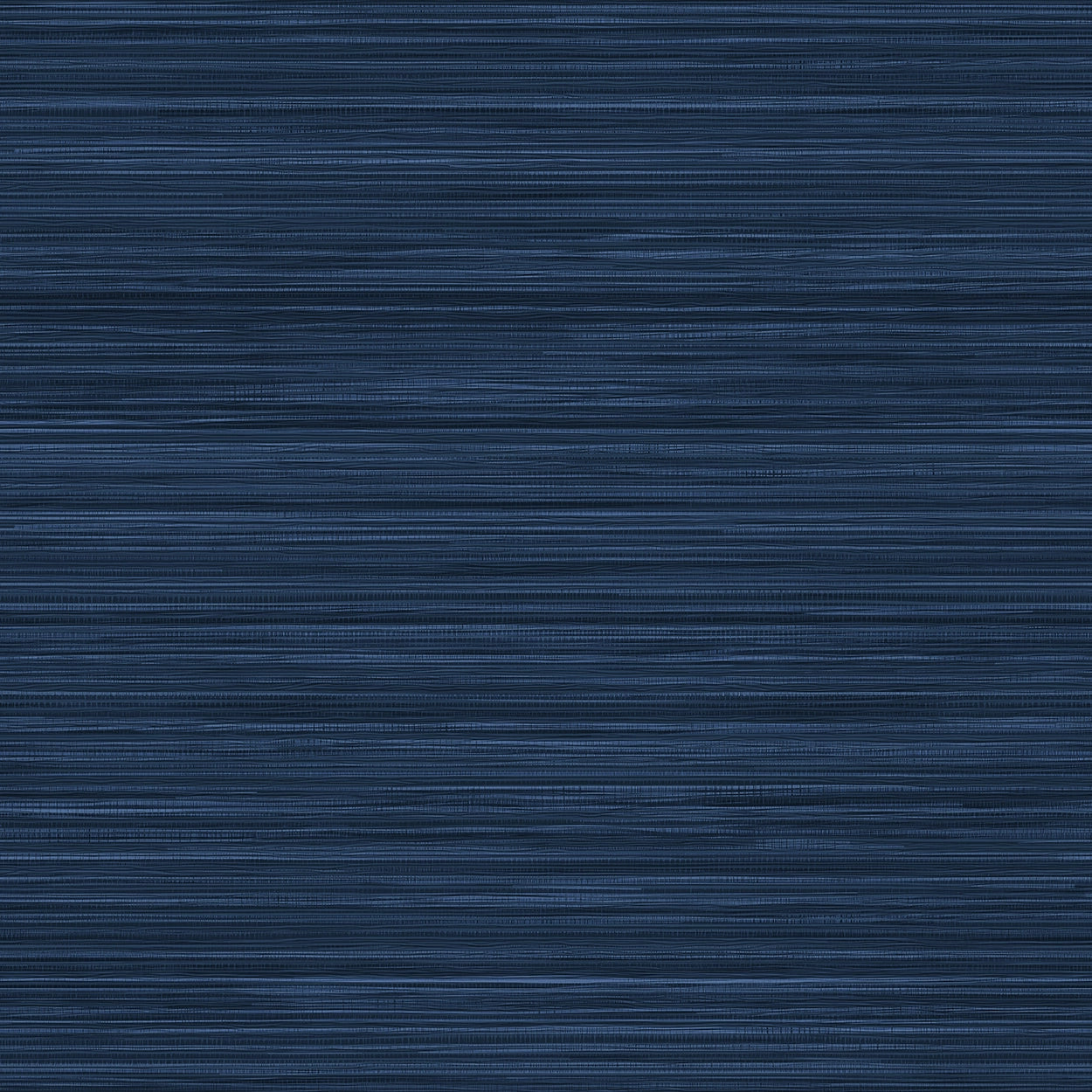 Navy blue faux grasscloth wallpaper with a rich woven texture