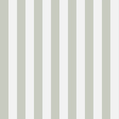 Kids wallpaper pattern of vertical gray and white stripes on a light gray background