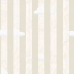 Kids striped wallpaper with clouds